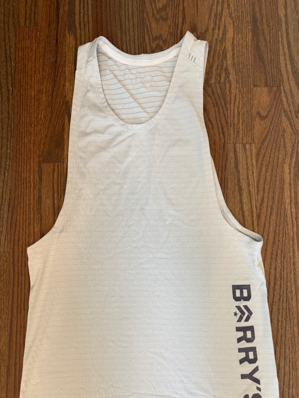 Barry’s x lululemon White Performance Tank Top
